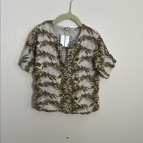 Floral Button-Up Blouse - Picture 1 of 3